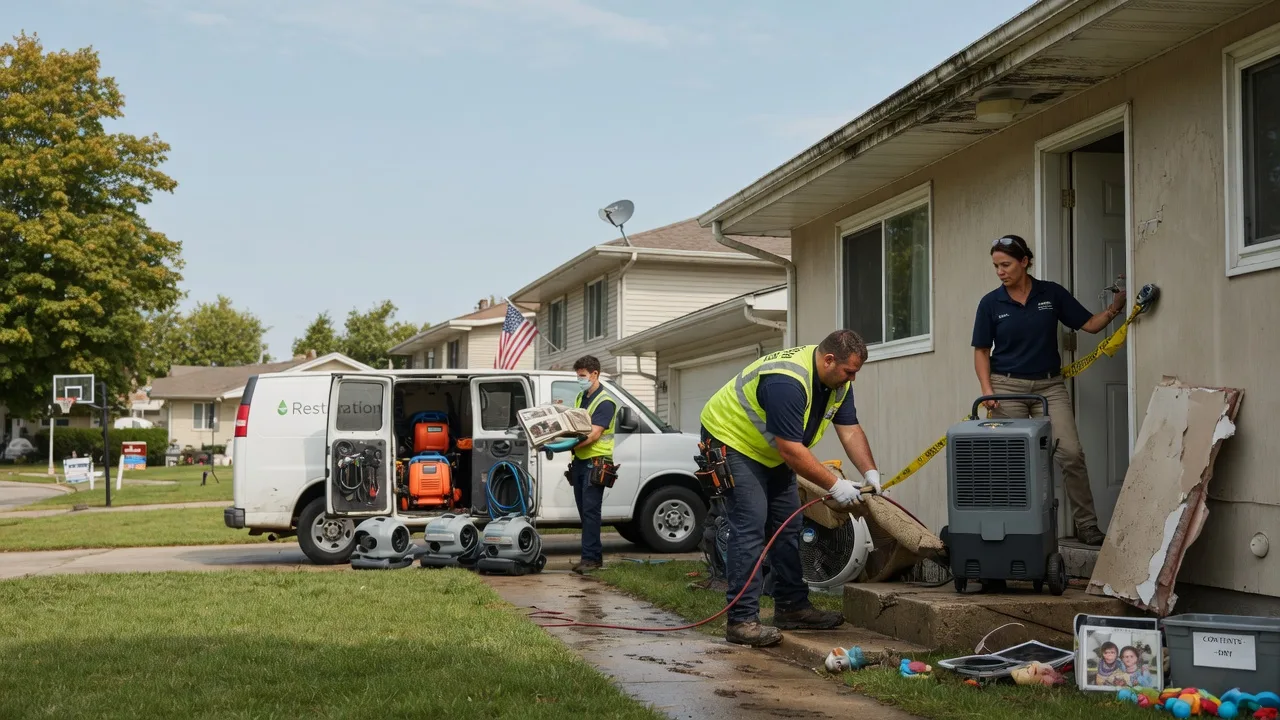 Water Damage Restoration in Harvel, IL near me